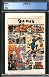 Star Wars (1977) # 1 CGC 9.6 NM+