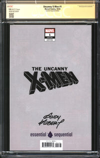 Uncanny X-Men (2024) #1 Andy Kubert Essential Sequential Edition CGC Signature Series 9.8 NM/MT Signed Andy Kubert