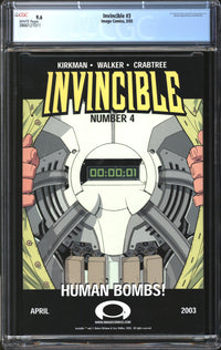 Invincible (2003) #  3 CGC 9.6 NM+