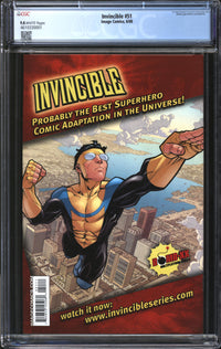 Invincible (2003) # 51 CGC 9.8 NM/MT