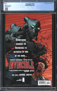 Invincible (2003) #110 CGC 9.8 NM/MT