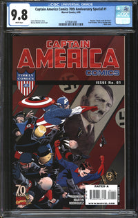 Captain America Comics 70th Anniversary Special (2009) #1 CGC 9.8 NM/MT