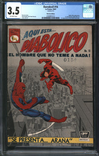Daredevil (1964) # 16 Mexican Edition CGC 3.5 VG-