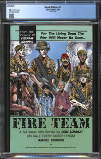 Dead Walkers (1991) #1 "Gross" Variant Cover CGC 9.8 NM/MT