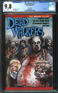 Dead Walkers (1991) #1 "Gross" Variant Cover CGC 9.8 NM/MT