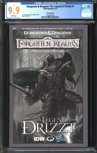 Dungeons & Dragons: The Legend Of Drizzt (2011) #1 Module Edition CGC 9.9 MINT