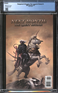 Dungeons & Dragons: The Legend Of Drizzt (2011) #1 Module Edition CGC 9.9 MINT