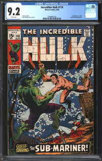 Incredible Hulk (1962) #118 CGC 9.2 NM-