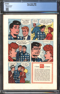Four Color (1939) #681 CGC 8.0 VF