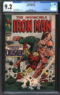 Iron Man (1968) #  6 CGC 9.2 NM-
