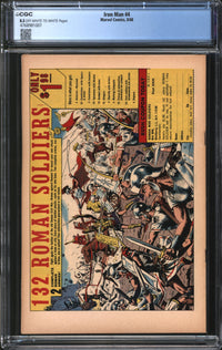 Iron Man (1968) #  4 CGC 8.5 VF+
