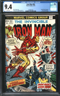 Iron Man (1968) # 65 CGC 9.4 NM