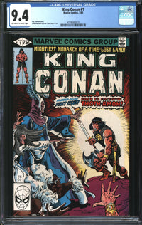 King Conan (1980) #1 CGC 9.4 NM