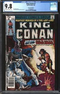 King Conan (1980) #1 Newsstand Edition CGC 9.8 NM/MT