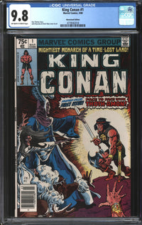 King Conan (1980) #1 Newsstand Edition CGC 9.8 NM/MT