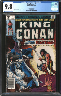 King Conan (1980) #1 Newsstand Edition CGC 9.8 NM/MT