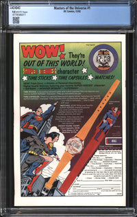 Masters Of The Universe (1982) #1 CGC 9.8 NM/MT