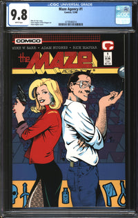 Maze Agency (1988) #1 CGC 9.8 NM/MT