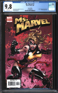Ms. Marvel (2006) # 1 Michael Turner Variant CGC 9.8 NM/MT