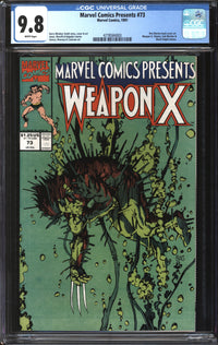 Marvel Comics Presents (1988) #73 CGC 9.8 NM/MT