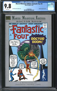 Marvel Milestone Edition: Fantastic Four (1992) #5 CGC 9.8 NM/MT