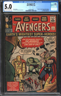 Avengers (1963) #  1 CGC 5.0 VG/FN
